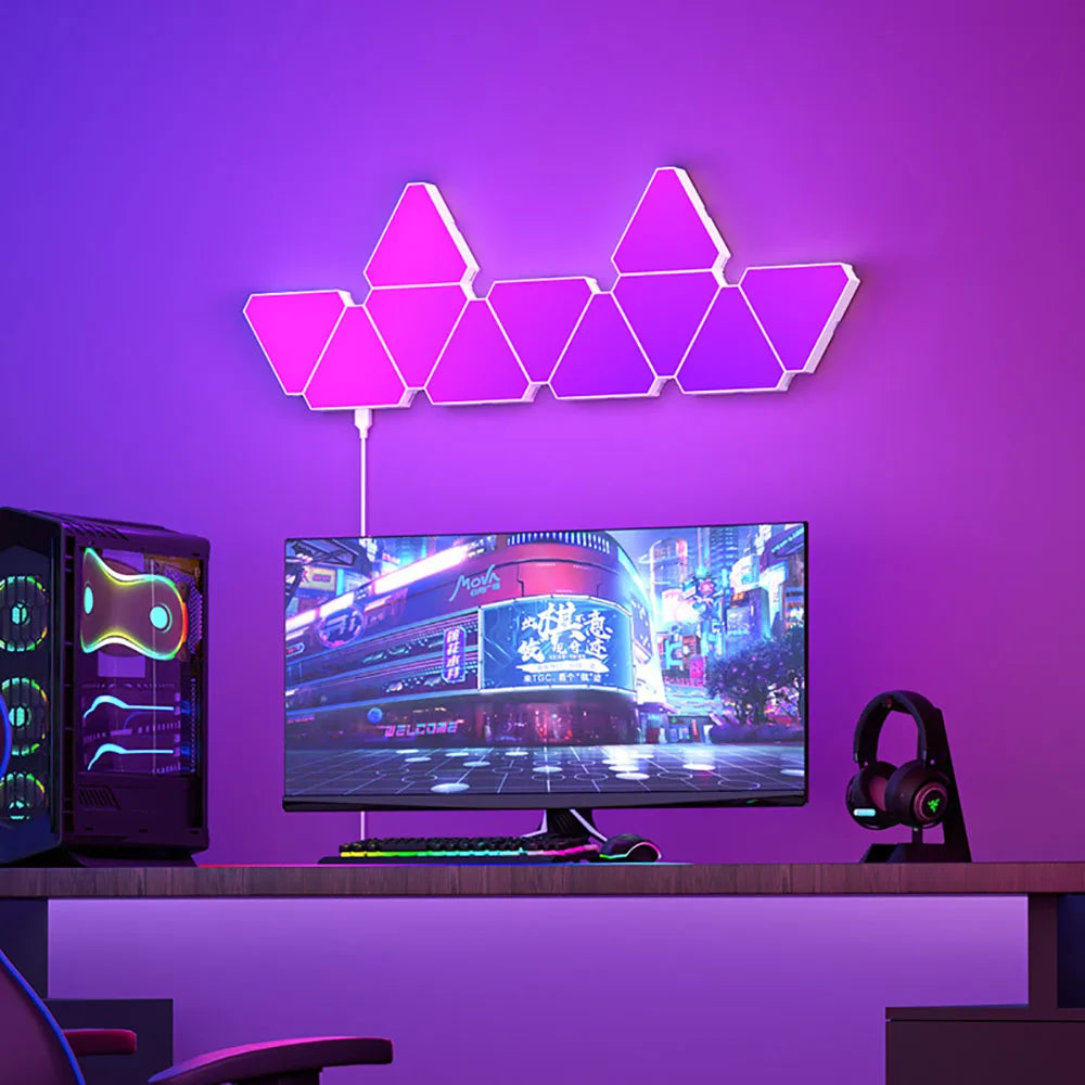 RGB Triangular Wall Lamp