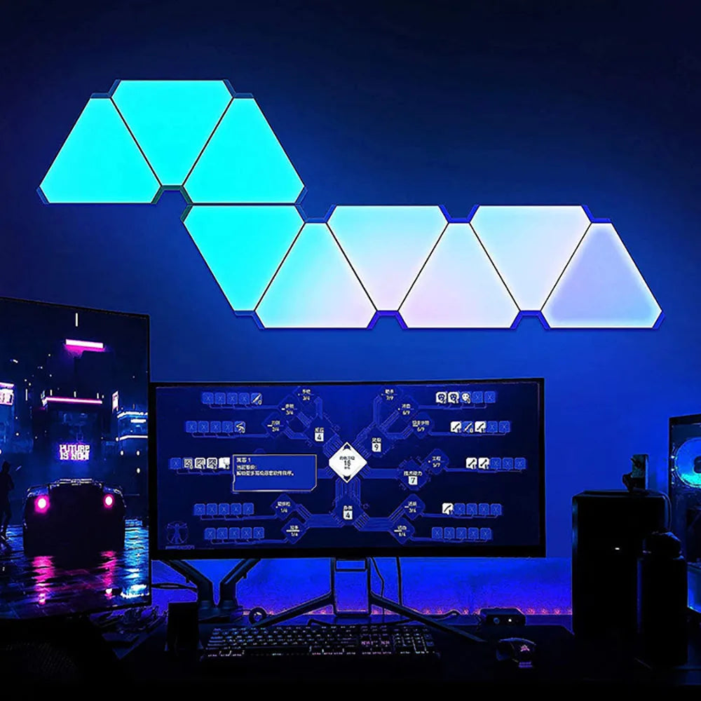 RGB Triangular Wall Lamp